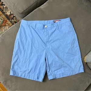 Vineyard Vines Mens Shorts 38 Light Blue Club Short Chino Golf Outdoor